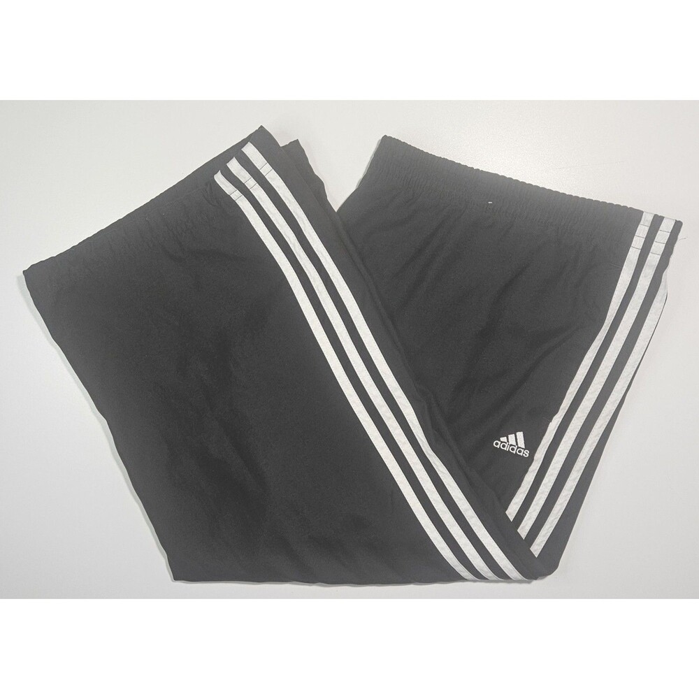 Adidas Track Pants, Men's Athletic 3 Stripe Straight Leg Pant XL